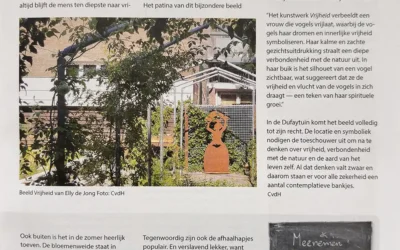 Vrijheid van Elly de Jong, prominente plek in de Dufaytuin